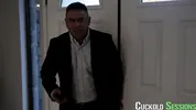 CuckoldSessions - Husband Walks In On His Blonde Hotwife Getting Fucked Hard By Her Boss