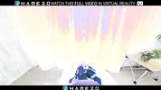 Horny Japanese girl Mika Amimura with big tits gets fucked while moaning loudly,in VR.
