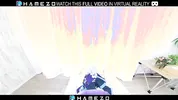 Horny Japanese girl Mika Amimura with big tits gets fucked while moaning loudly,in VR.