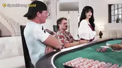 SPANKBANG GOLD - Bombshell Stuffed in Every Hole by Stepbro & Stepdad at the Poker Table
