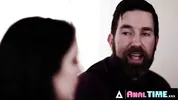 ANALTIME.XXX - Naughty Tattooed Babe Anna de Ville Gets Her Ass Pounded During Threesome