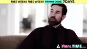 ANALTIME.XXX - Naughty Tattooed Babe Anna de Ville Gets Her Ass Pounded During Threesome