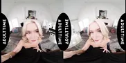 UP CLOSE VR - Tastefully-Tatted Beauty Emma Rosie Loves To Jump On This Hard Cock POV