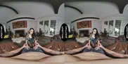 UP CLOSE VR - Horny Petite Sarah Lace Shows You Her Riding Skills On Your Hard Cock - POV