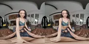 UP CLOSE VR - Horny Petite Sarah Lace Shows You Her Riding Skills On Your Hard Cock - POV