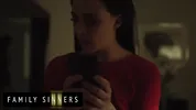 FAMILY SINNERS - Brunette Stepsister Gets Wild With Her Stepbrother When No One Else Is Home