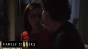 FAMILY SINNERS - Brunette Stepsister Gets Wild With Her Stepbrother When No One Else Is Home