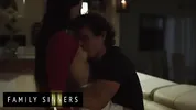 FAMILY SINNERS - Brunette Stepsister Gets Wild With Her Stepbrother When No One Else Is Home