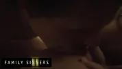 FAMILY SINNERS - Brunette Stepsister Gets Wild With Her Stepbrother When No One Else Is Home