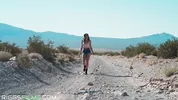 Tiffany Watson Facial Cum Covered In The Desert
