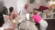 Tiny Sexfreak StepDaughter Freya Von Doom Gets Pussy Stretched By StepDad Scott Trainer 3/4