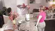 Tiny Sexfreak StepDaughter Freya Von Doom Gets Pussy Stretched By StepDad Scott Trainer 3/4