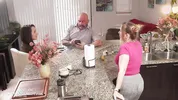 Tiny Sexfreak StepDaughter Freya Von Doom Gets Pussy Stretched By StepDad Scott Trainer 3/4