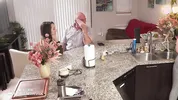 Tiny Sexfreak StepDaughter Freya Von Doom Gets Pussy Stretched By StepDad Scott Trainer 3/4