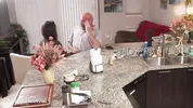 Tiny Sexfreak StepDaughter Freya Von Doom Gets Pussy Stretched By StepDad Scott Trainer 3/4