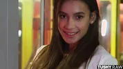 TUSHYRAW Petite Brunette Vanessa gets her ass stretched out