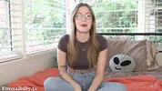 ASMR * Be Quiet while Fucking your Girlfriend at her Parents' House * Emma Ruby