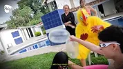 I'm upset with my stepbro, I challenge him to an oil fight match outside the house, if i win we fuck