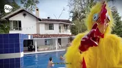 I'm upset with my stepbro, I challenge him to an oil fight match outside the house, if i win we fuck