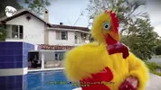 I'm upset with my stepbro, I challenge him to an oil fight match outside the house, if i win we fuck