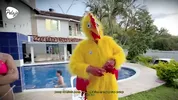 I'm upset with my stepbro, I challenge him to an oil fight match outside the house, if i win we fuck