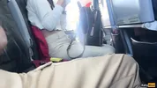 Public Cock Flashing in Airplane - I Brought Stranger to Cum in Two Minutes