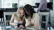 REALITYJUNKIES - Married Couple Reagan Foxx And Nathan Bronson Enjoy A Threesome With Athena Fleurs