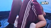 STUDENTS FUCKING IN THE TENT, schoolgirl fucking on the excursion!!