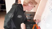 Home Alone with My Stepbrother: He Makes Me Strip Playing Tic-Tac-Toe and Fucks Me in Every Position (PART 2)-he scared me with a horrible mask