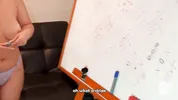 Home Alone with My Stepbrother: He Makes Me Strip Playing Tic-Tac-Toe and Fucks Me in Every Position (PART 2)-he scared me with a horrible mask