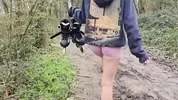 Neighbor Is Ready To Do Anything In The Woods