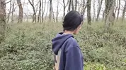 Neighbor Is Ready To Do Anything In The Woods