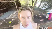 PickupClub - Blonde Slut Lilly Blossom Goes on a Wild Bike Ride of her Life!