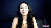 Sabrina Slim Petite Brunette Inked Messy Throat Ass Lick!