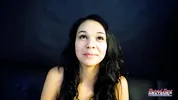Sabrina Slim Petite Brunette Inked Messy Throat Ass Lick!