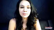 Sabrina Slim Petite Brunette Inked Messy Throat Ass Lick!