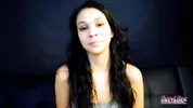 Sabrina Slim Petite Brunette Inked Messy Throat Ass Lick!