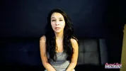 Sabrina Slim Petite Brunette Inked Messy Throat Ass Lick!