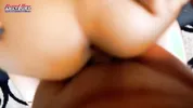 Sabrina Slim Petite Brunette Inked Messy Throat Ass Lick!