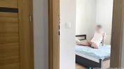 Caught by stepsister: She was Watching Me through the door the whole time