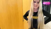 My stepsister lost a bet to me. Don't watch until the end.