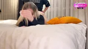 My stepsister lost a bet to me. Don't watch until the end.