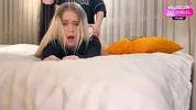 My stepsister lost a bet to me. Don't watch until the end.