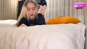 My stepsister lost a bet to me. Don't watch until the end.