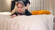 My stepsister lost a bet to me. Don't watch until the end.