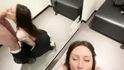 I dragged a stranger into the locker room to get a load of cum