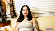 Maliboo Petite Inked Coed Brunette Sloppy Rimjob Passionate!