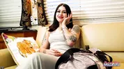 Maliboo Petite Inked Coed Brunette Sloppy Rimjob Passionate!