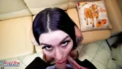 Maliboo Petite Inked Coed Brunette Sloppy Rimjob Passionate!