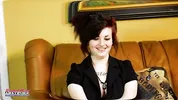 Slim Brunette Coed Marcie Tattoo Solo Toys Masturbation!